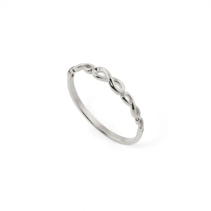 INFINITY SILVER RING