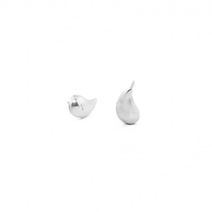 DROP SILVER EARRINGS