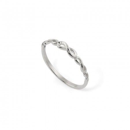 INFINITY SILVER RING