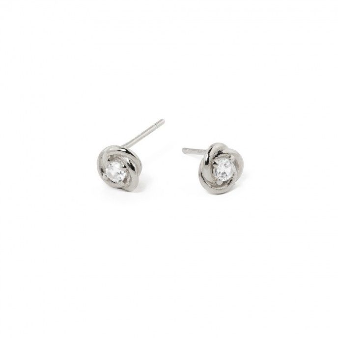 ROUND SILVER EARRINGS