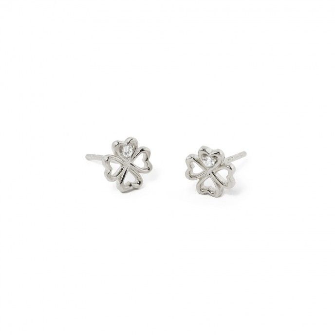 CLOVER SILVER EARRINGS