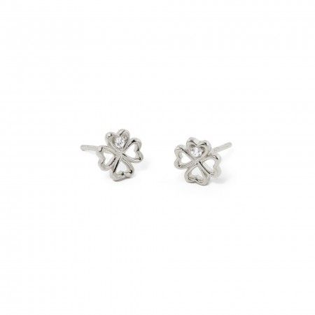 CLOVER SILVER EARRINGS