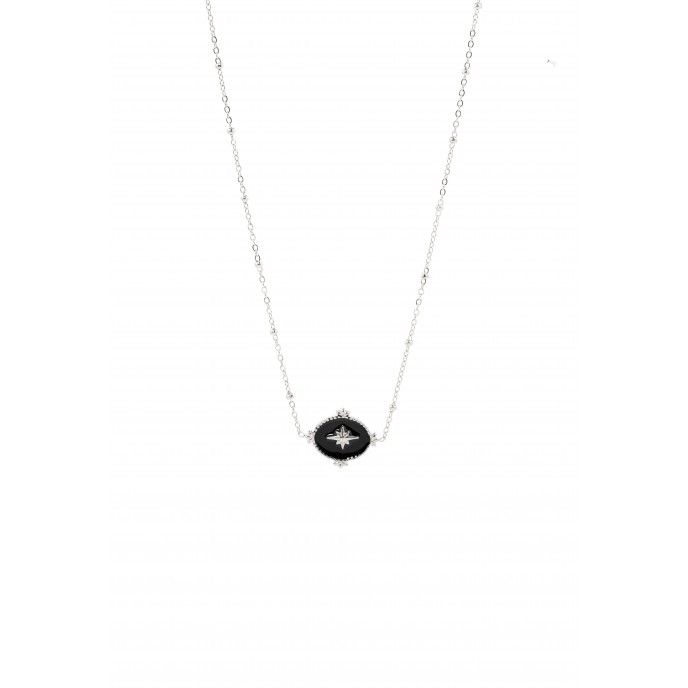 STEEL NECKLACE WITH STAR