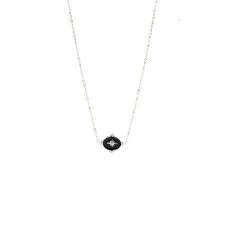 STEEL NECKLACE WITH STAR