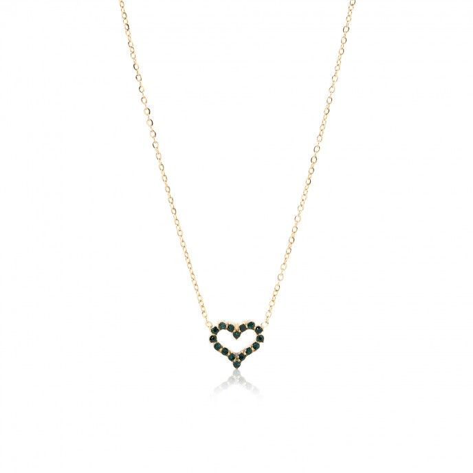 STEEL NECKLACE WITH HEART