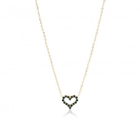 STEEL NECKLACE WITH HEART