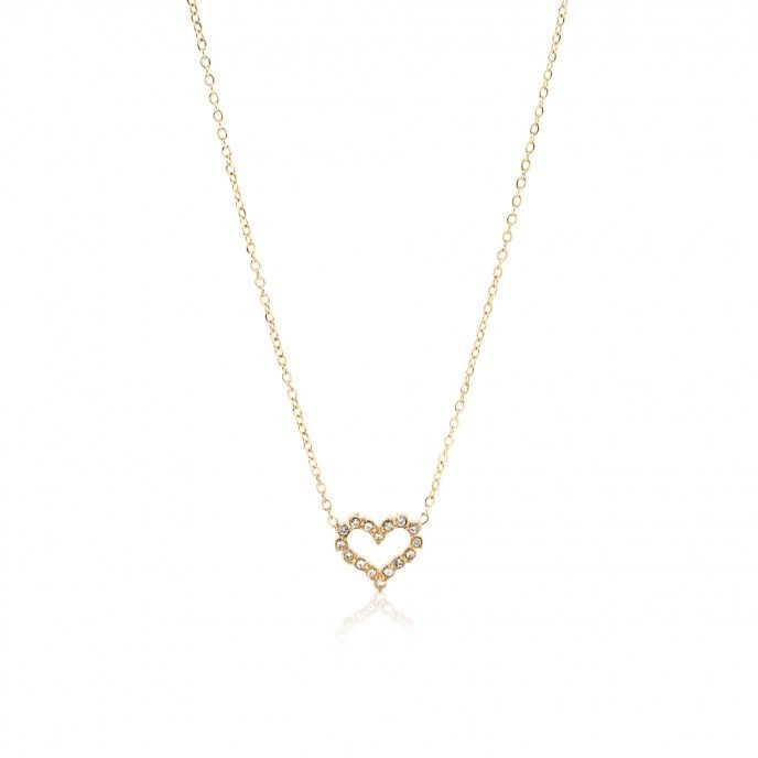 STEEL NECKLACE WITH HEART