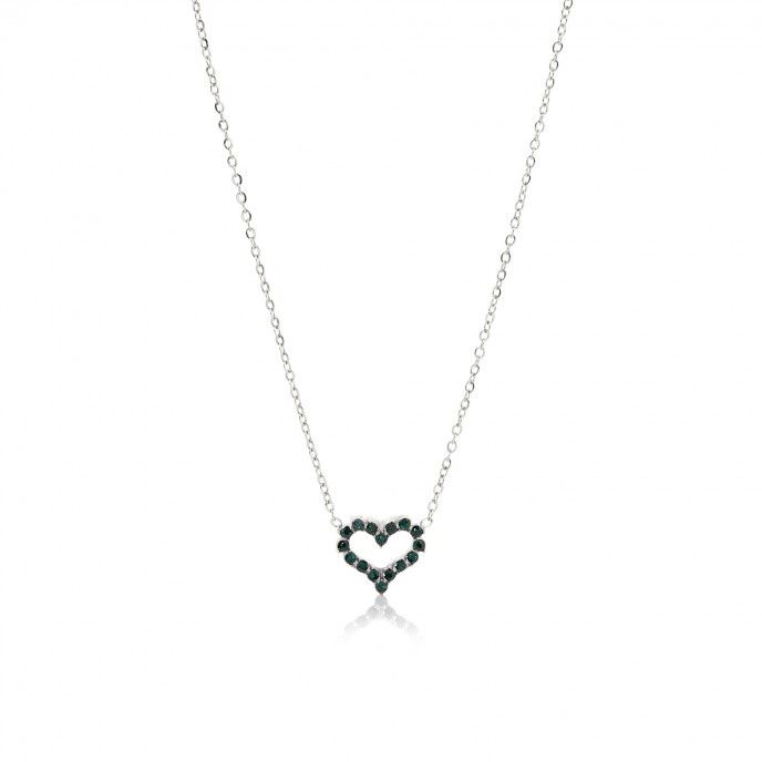 STEEL NECKLACE WITH HEART