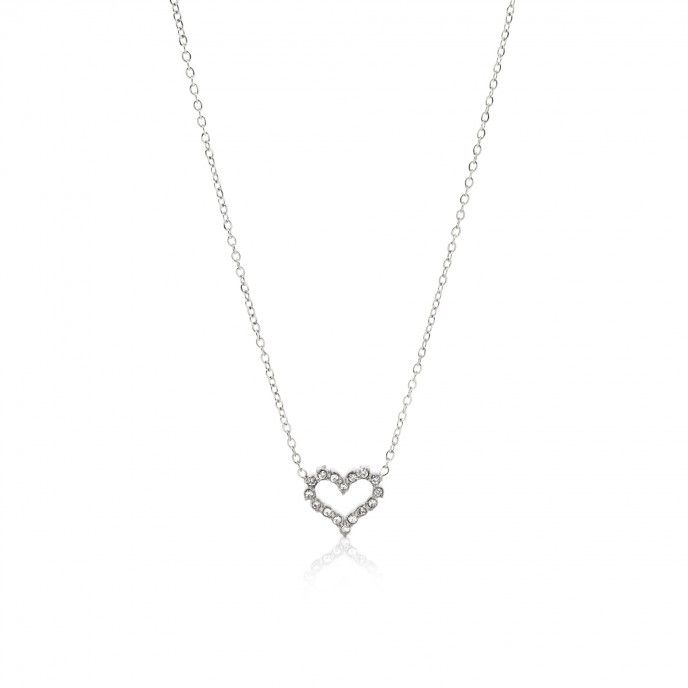 STEEL NECKLACE WITH HEART