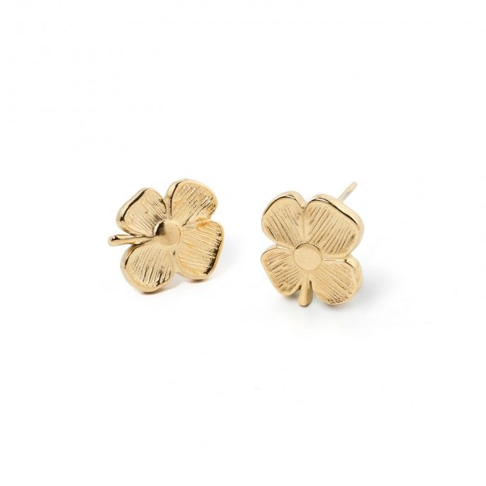 CLOVER STEEL EARRINGS