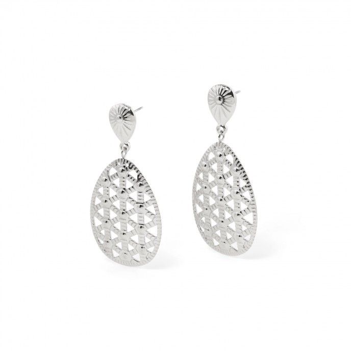 DROP STEEL EARRINGS