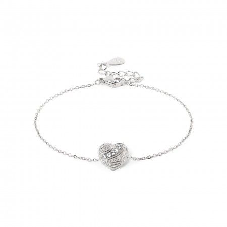 STEEL BRACELET WITH HEART