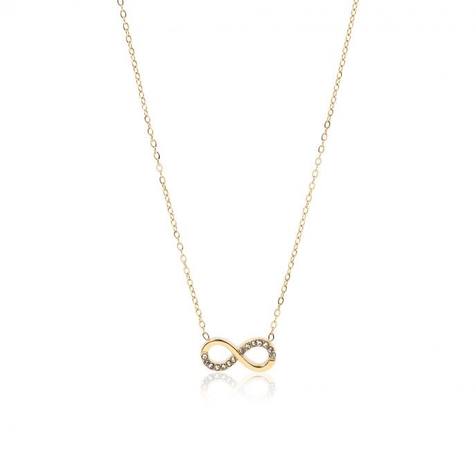 STEEL NECKLACE WITH INFINITE