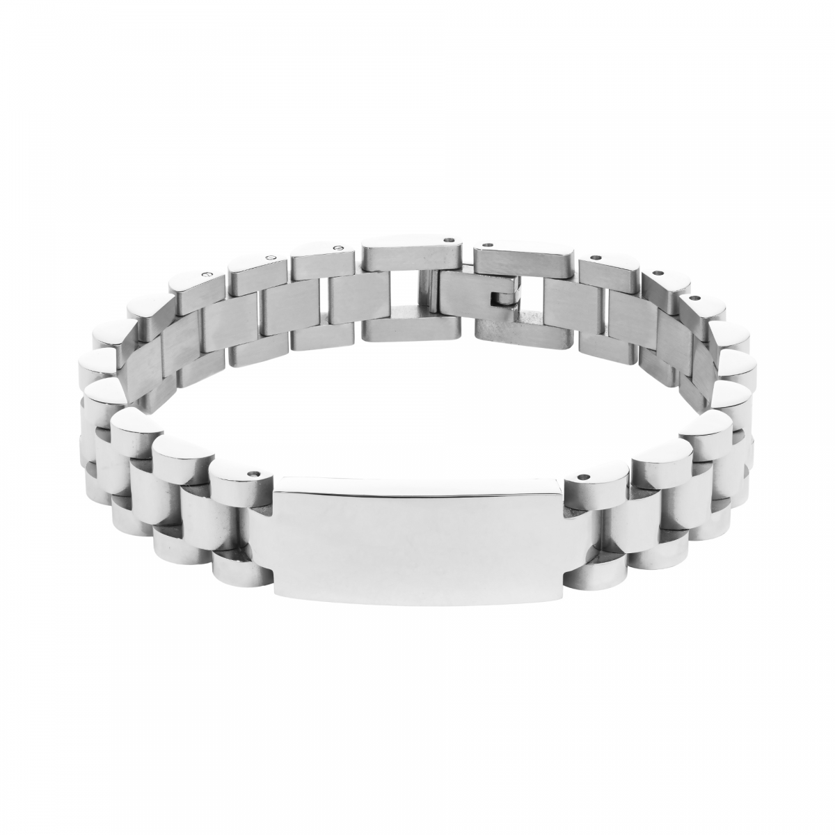 Metal on sale plate bracelet